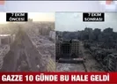 10 günde yerle bir oldu!