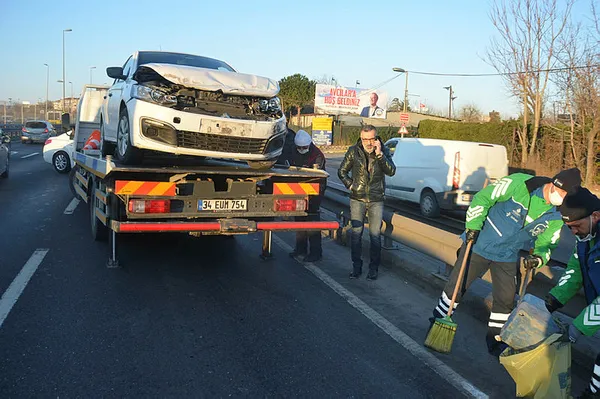Son dakika | Avcılar D-100 Karayolu'nda zincirleme kaza - 2