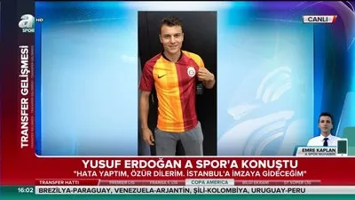 Galatasaray forması giymişti! Özür diledi