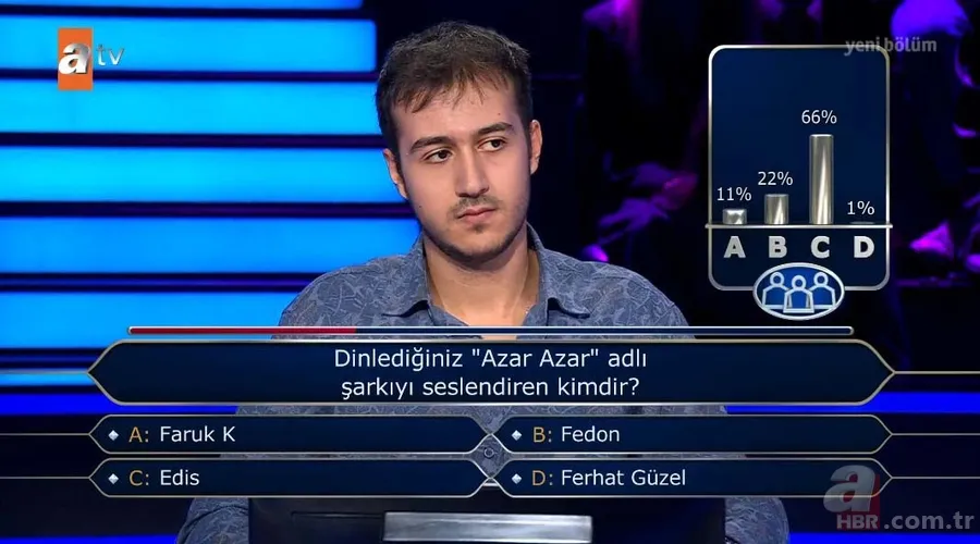 Kim Milyoner Olmak İster'de tarihi anlar! Yarışmacı milyonluk soruyu açtırmaya hak kazandı 17