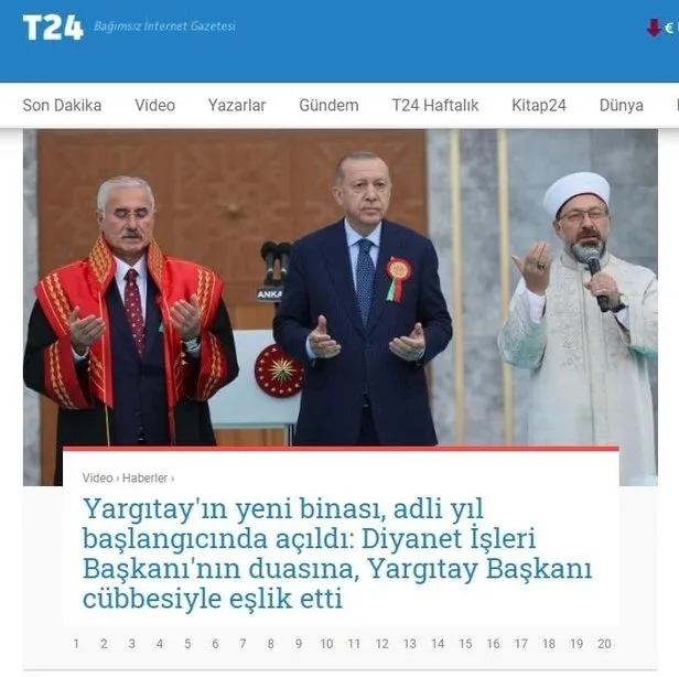 Yargıtay binasının açılışındaki dua rahatsız etti! Sabah yazarı Haşmet Babaoğlu yazdı: Proje bu kez yeni ve global