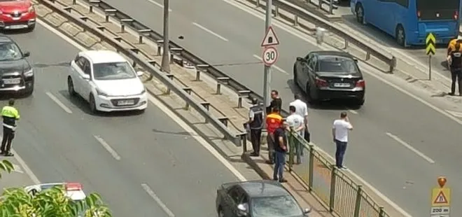 Beşiktaş’ta yolun karşısına geçmeye çalışan adama araba çarptı
