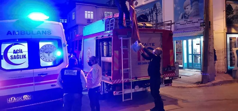 Kocaeli'de rögara düşen kadını itfaiye ekipleri kurtardı