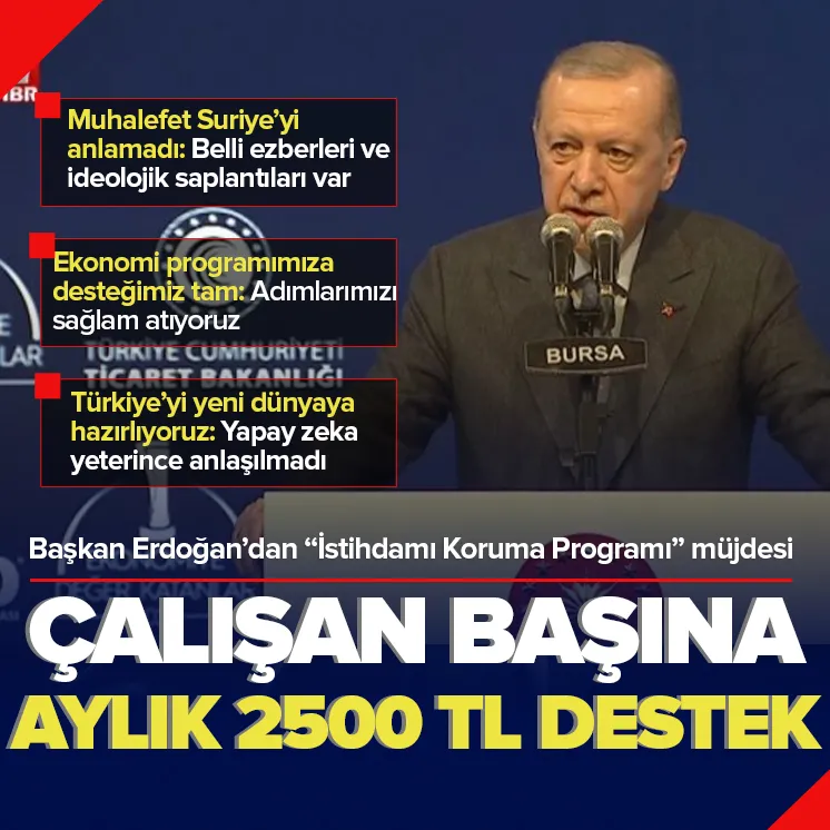 Başkan Erdoğan’dan önemli açıklamalar...