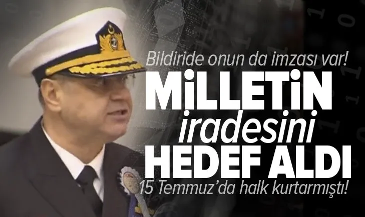 Bildiriye imza atan komutanlardan Bülent Bostanoğlu'nu 15 Temmuz'da halk kurtarmıştı! Halkın iradesini hedef aldı