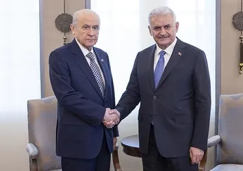 Yıldırım-Bahçeli görüşmesi sona erdi