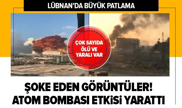 Lübnanda büyük patlama