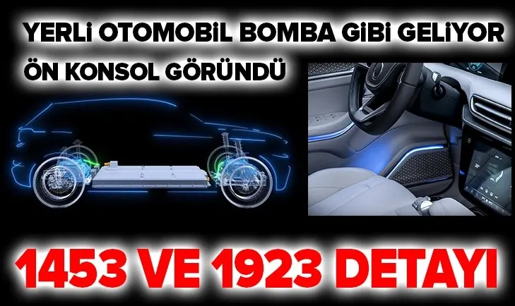 Yerli otomobilde 1453 detayı