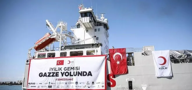 Türk Kızılay’ından Gazze’ye bir insani yardım gemisi daha!