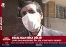 Çöken binada mucize kurtuluş