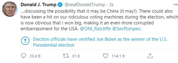 Trump’tan flaş sözler: Saldırının arkasında Çin olabilir