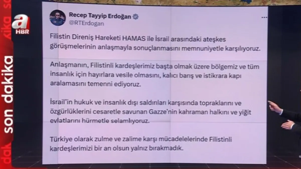 Başkan Erdoğan: Memnuniyetle karşılıyoruz!