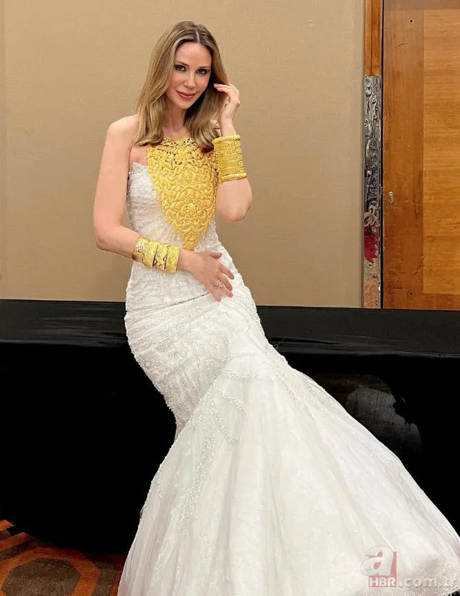 Demet Şener’in gelinlikli paylaşımı sosyal medyayı salladı! “Su gibi...” 7