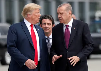 Başkan Erdoğan, Trump ile görüştü