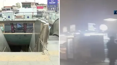 Yenikapı-Hacıosman metrosunda yangın!