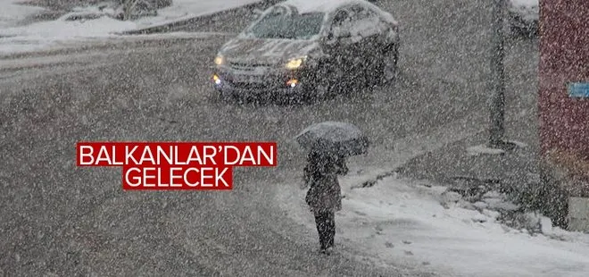 Balkanlar’dan İstanbul’a kar geliyor! İşte 5 günlük hava durumu | Kar için tarih ve rapor yayınlandı