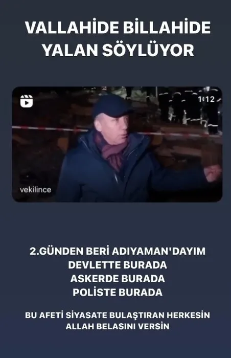 1676199843829.jpg Ünlü oyuncu Furkan Aksoy Muharrem İnce'ye deprem bölgesinden cevap verdi: Asker burada, devlet burada polis burada - 4