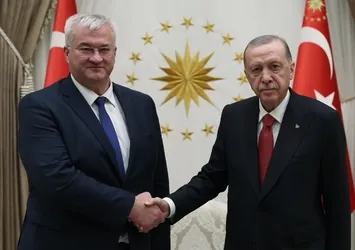 Külliye'de önemli kabul! Başkan Erdoğan Ukrayna Dışişleri Bakanı ile görüştü