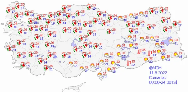 İstanbul ve onlarca il için yağmur uyarısı! Meteoroloji'den 24 il için kritik açıklama | Sıcaklıklar kaç derece düşecek? - 14