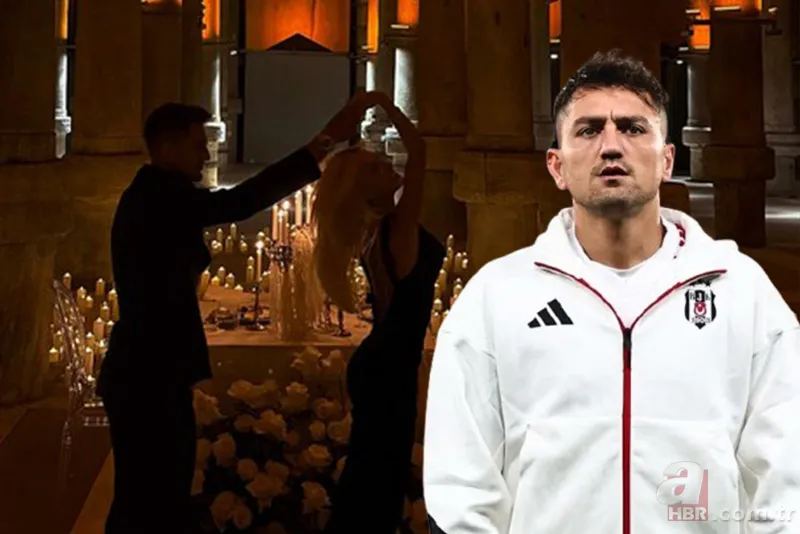 Futbol dünyasını buluşturan nişan! Cengiz Ünder yüzüğü taktı 1