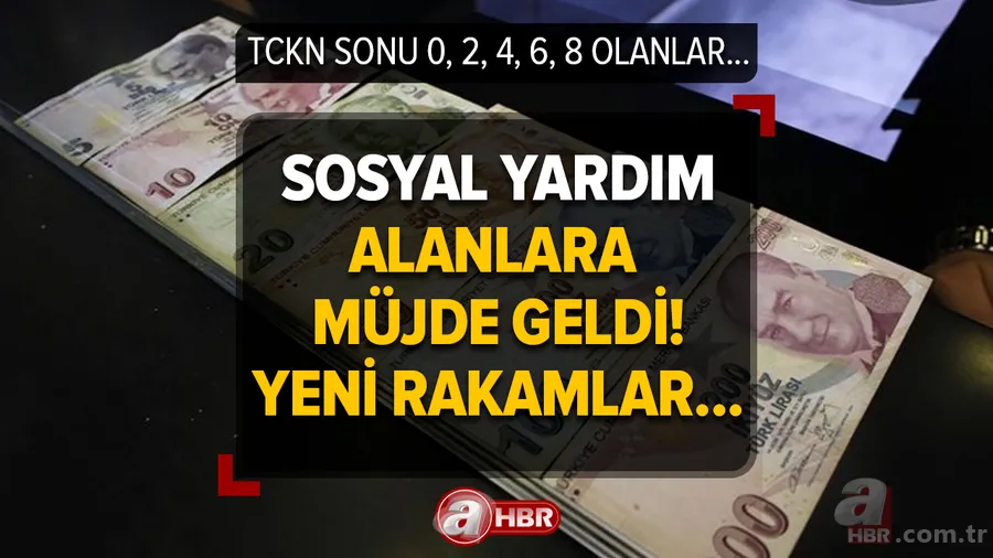 Rakamlar şekillendi, e Devlet'ten başvurulacak! Sosyal yardım alanlara müjde geldi! TCKN sonu 0, 2, 4, 6, 8 olanlar: Aile Destek, doğal gaz... 1