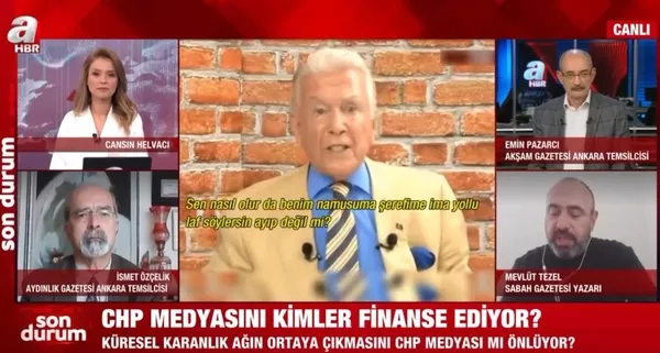 CHP medyasını kimler finanse ediyor? A Haber canlı yayınında dikkat çeken değerlendirme