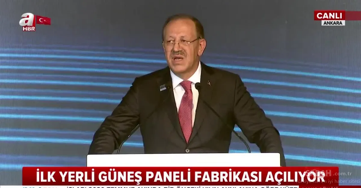 Cemal Kalyoncu'dan Güneş Teknolojileri Fabrikası açılış töreninde önemli açıklamalar