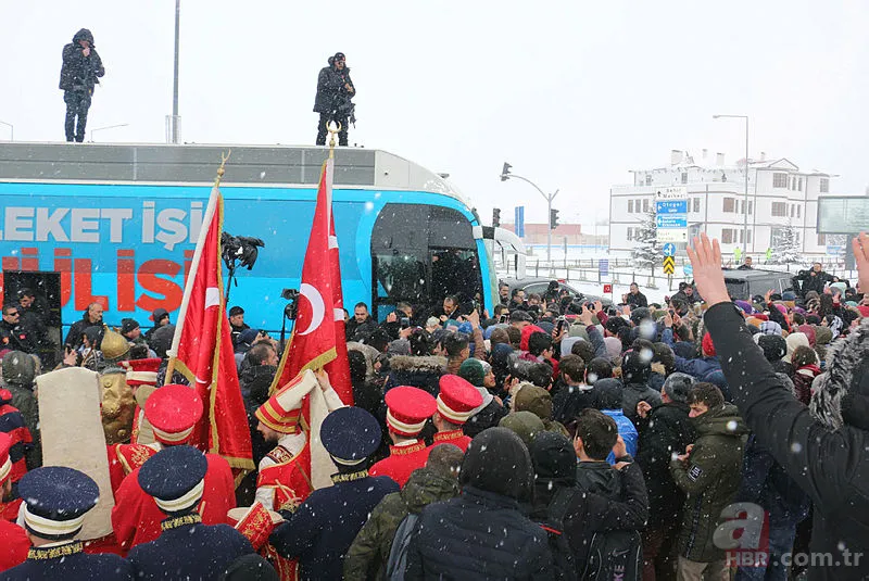 Başkan Erdoğan'a Erzurum'da sıcak karşılama 5