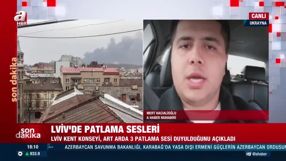 Ukrayna’nın Lviv şehrinde 3 büyük patlama