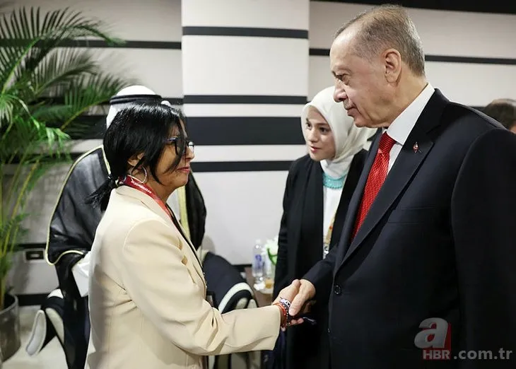 Başkan Recep Tayyip Erdoğan 2022 Dünya Kupası'nı dünya liderleri ile birlikte izledi
