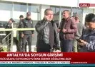 Antalyada bankada soygun girişimi