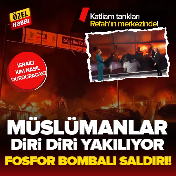 İsrail müslümanları diri diri yakıyor!