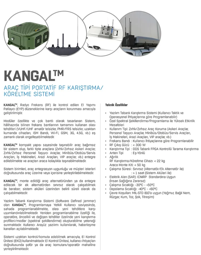 Son dakika: ASELSAN'dan VIP koruma! KANGAL Karıştırma-Köreltme Sistemi'nde ilk... - 2