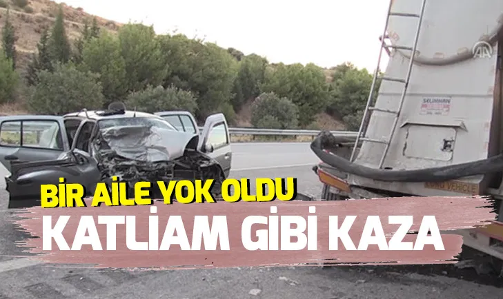 Çorumda katliam gibi kaza!