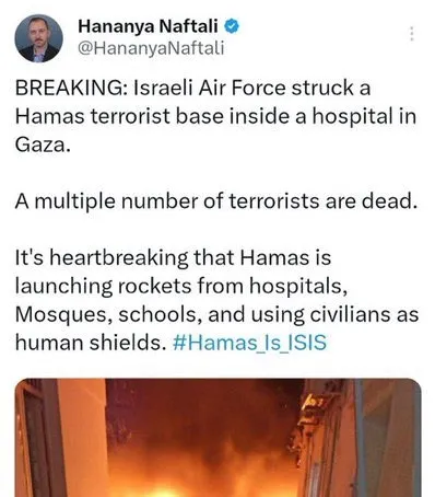 1697574484976.jpg Netanyahu'ya en yakın isimlerden Naftali hastane katliamından övgüyle bahsetti! Bir anda paylaşımı silip suçu Hamas'a attı... - 3