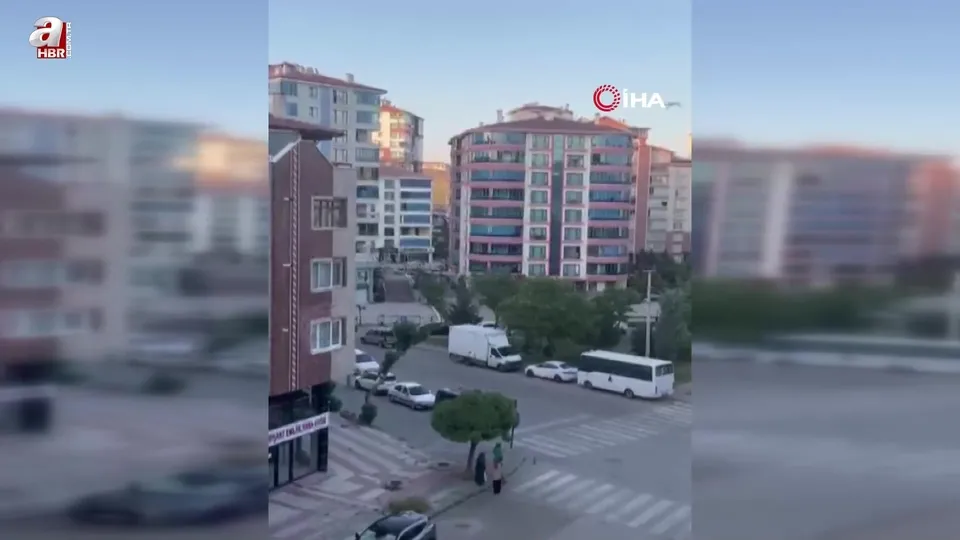Ankara’da 11 katlı binada yangın: 2 yaralı