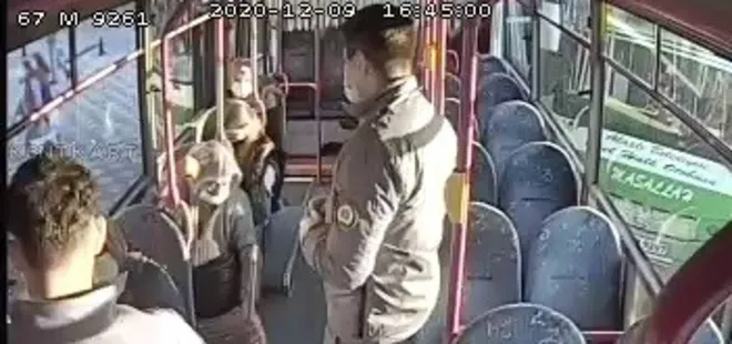 Yasağa rağmen sokağa çıktı! Otobüsten inmeyince zabıta müdahale etti