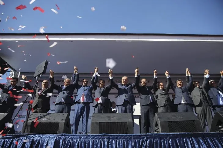 Başkan Erdoğan'a Şırnak'ta sevgi seli