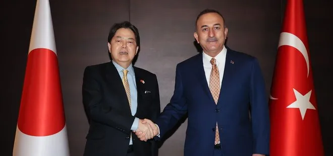 Dışişleri Bakanı Mevlüt Çavuşoğlu, Japon mevkidaşı Hayashi Yoshimasa ile görüştü