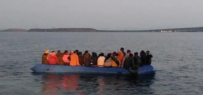 Marmaris açıklarında 52 düzensiz göçmen kurtarıldı