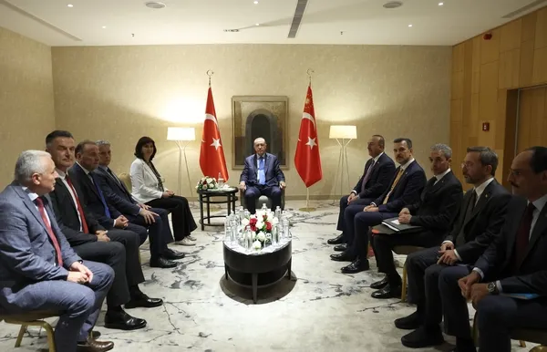 Başkan Erdoğan Sancak bölgesi liderlerini kabul etti