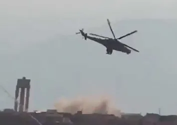 Suriye'de Rus helikopteri düşürüldü!