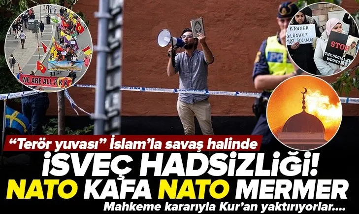 Terör yuvası İsveç İslam’la savaş halinde