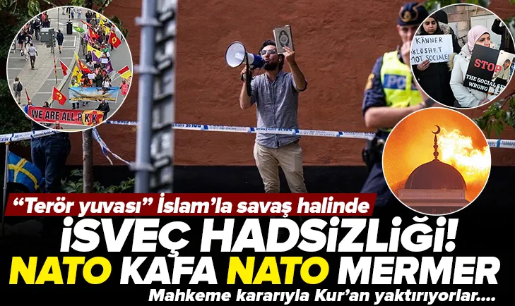 Terör yuvası İsveç İslamla savaş halinde