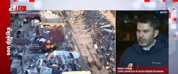 Bakan Murat Kurum A Haber’e konuştu! Hasarlı çok sayıda bina yıkılacak ve 10 bin yuvanın inşasına başladık