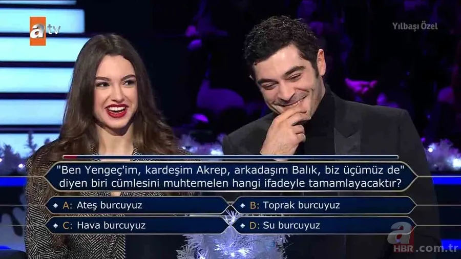 Milyoner'de yıldızlar geçidi! Burak Deniz ve Su Burcu Yazgı Coşkun milyonluk soruyu açtırdı | Kazanılan ödül çocuklar için bağışlandı 8