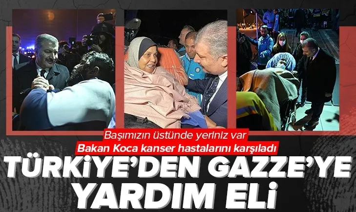 26 Gazzeli hasta ile 13 refakatçisi Türkiye’de