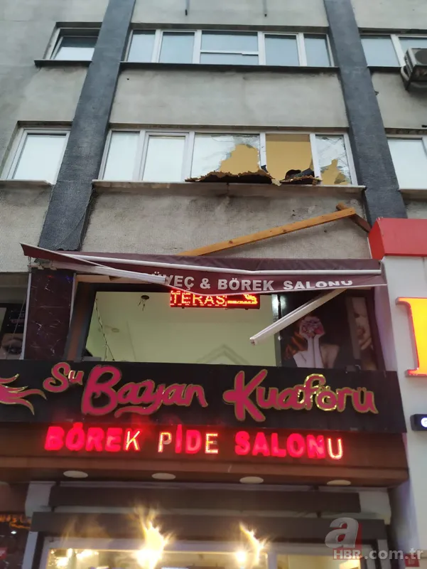 İstanbul'da lodos kabusu: Dehşeti yaşadılar! Can pazarı kamerada 16