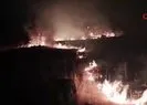 Çöplükte çıkan yangın araziye sıçradı