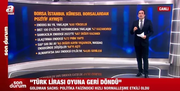 Goldman Sachs: Türkiye oyuna geri döndü